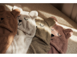 Jollein Zavinovačka medvídek Boucle Olive Green