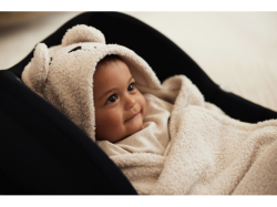 Zavinovačka medvídek Jollein Boucle Oatmeal