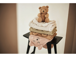 Zavinovačka medvídek Jollein Boucle Oatmeal