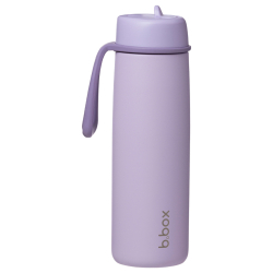 B.BOX Nerezová termolahev s brčkem 690 ml - lilac love