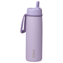 B.BOX Nerezová termolahev s brčkem 690 ml - lilac love