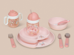 Little Dutch Dětská miska Květiny a motýli