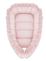 Bavlněné oboustranné hnízdečko 55 x 75 cm, ROYAL - růžové