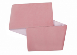 Mantinel do postýlky 30x180 cm - růžový