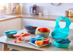 TOMMEE TIPPEE MISKY PRO SNADNÉ NABÍRÁNÍ 2 KS, S VÍČKEM A LŽIČKOU