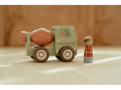 Little Dutch Náklaďák s míchačkou dřevěný