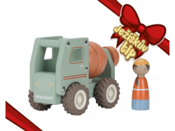 Little Dutch Náklaďák s míchačkou dřevěný