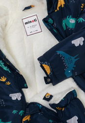 Kombinéza kojenecká zimní Minoti Plant 3 modrá