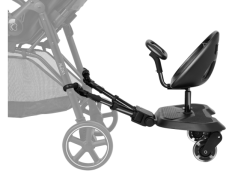 Stupátko ke kočárku se sedátkem KikkaBoo