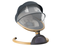 Houpací lehátko elektrické Ashlee Dark Grey