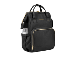 KikkaBoo Přebalovací batoh Siena Black & Gold