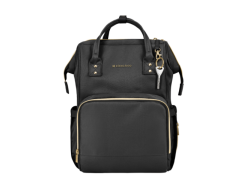 KikkaBoo Přebalovací batoh Siena Black & Gold