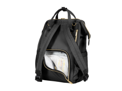 KikkaBoo Přebalovací batoh Siena Black & Gold