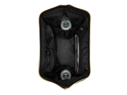 KikkaBoo Přebalovací batoh Siena Black & Gold