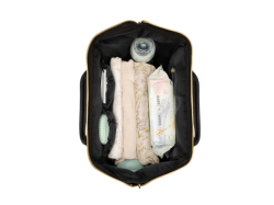 KikkaBoo Přebalovací batoh Siena Black & Gold