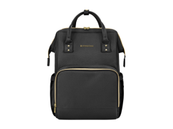 KikkaBoo Přebalovací batoh Siena Black & Gold