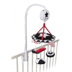 CANPOL BABIES Kontrastní plyšový kolotoč s melodiemi Sensory