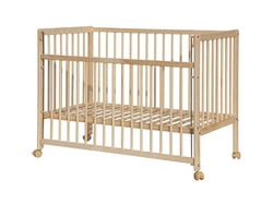 Dětská postýlka - Scarlett DOMINIK ECO (borovice), stahovací bočnice - 120 x 60 cm