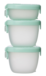 Sada krabiček Snack tubs 3ks - zelené