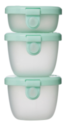 Sada krabiček B.Box Snack tubs 3ks - zelené