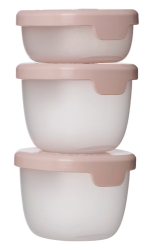 Sada krabiček B.Box Snack tubs 3ks - růžové