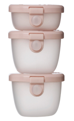 Sada krabiček B.Box Snack tubs 3ks - růžové