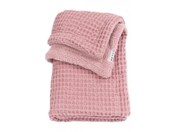 Deka Meyco Waffle Teddy fleece - Old pink