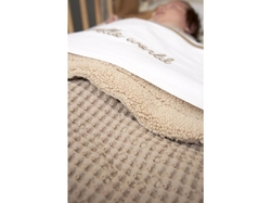 Deka Meyco Waffle Teddy fleece - Sand