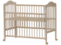 Dětská postýlka se stahovacím bokem - Scarlett ALEK ECO (borovice) - přírodní 120 x 60 cm