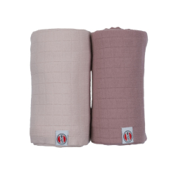 LODGER Swaddler Solid Powder/Rose