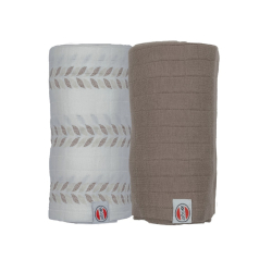 LODGER Swaddler Solid Matcha Birch/Buffalo