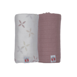 LODGER Swaddler Solid Matcha Powder/Rose