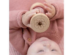 Little Dutch Chrastítko přesýpací hodiny Květiny a motýli