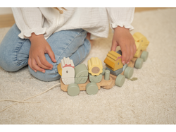 Little Dutch Vláček dřevěný slepička Farma