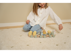 Little Dutch Vláček dřevěný slepička Farma