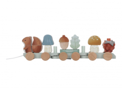 Little Dutch Vláček dřevěný veverka Forest Friends