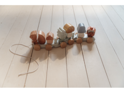 Little Dutch Vláček dřevěný veverka Forest Friends