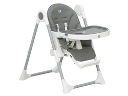 Jídelní židlička Scarlett Rosa - šedá