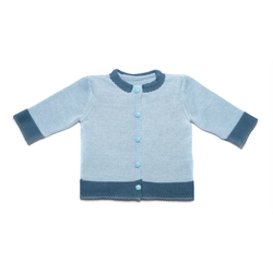 Pletený svetřík modrý Nikolas Lumima-vel. 56 