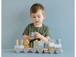 Little Dutch Vláček dřevěný Ocean Blue