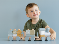 Little Dutch Vláček dřevěný Ocean Blue