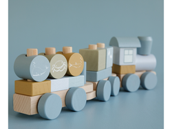 Little Dutch Vláček dřevěný Ocean Blue