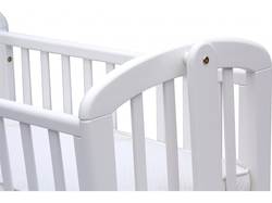 Dětská kolébka Scarlett Ardi - bílá 90 x 41 cm