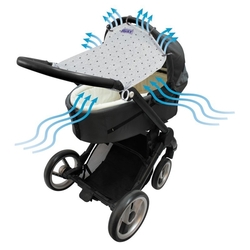 Dooky clona Light Grey Crowns