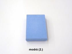 Prostěradlo froté 120x60 cm  modrá