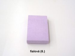 Prostěradlo froté 120x60 cm fialová