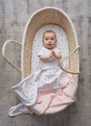 CEBA BABY Deka dětská 90x100 Candy pink + Bird World