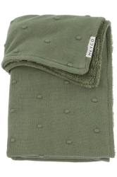 Deka Meyco Mini knots fleece - Forest green