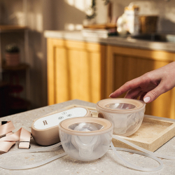 Canpol babies Dvojitá odsávačka mateřského mléka do podprsenky MilkShell