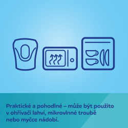 Sada lahví na skladování mléka 3x120ml